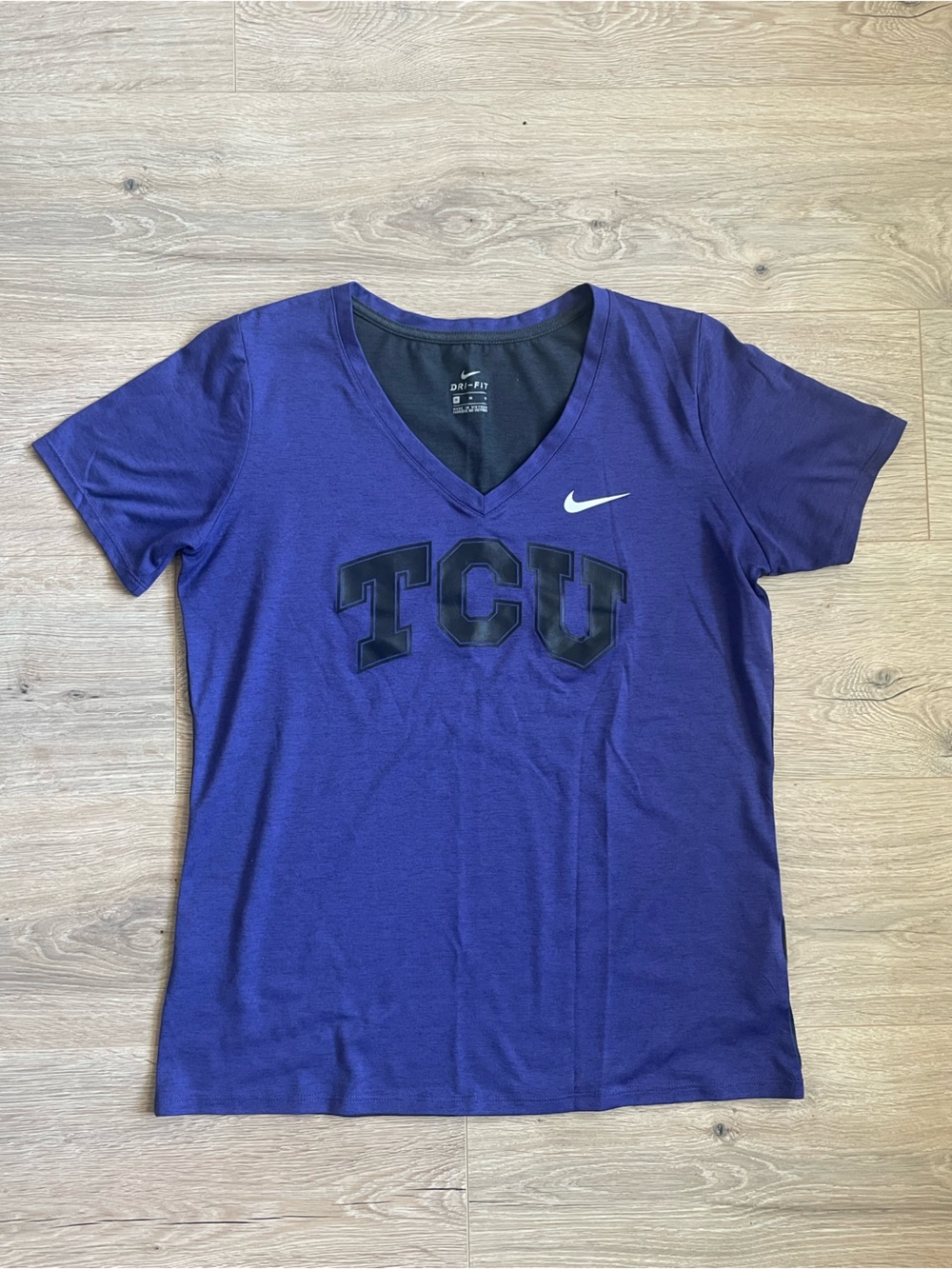 Nike Purple Dri-fit TCU Tee